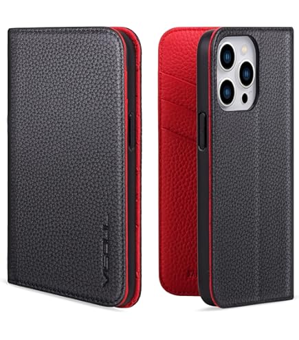 Amazon.co.jp: iPhone 14 Pro 用 ケース 手帳型 本革レザー